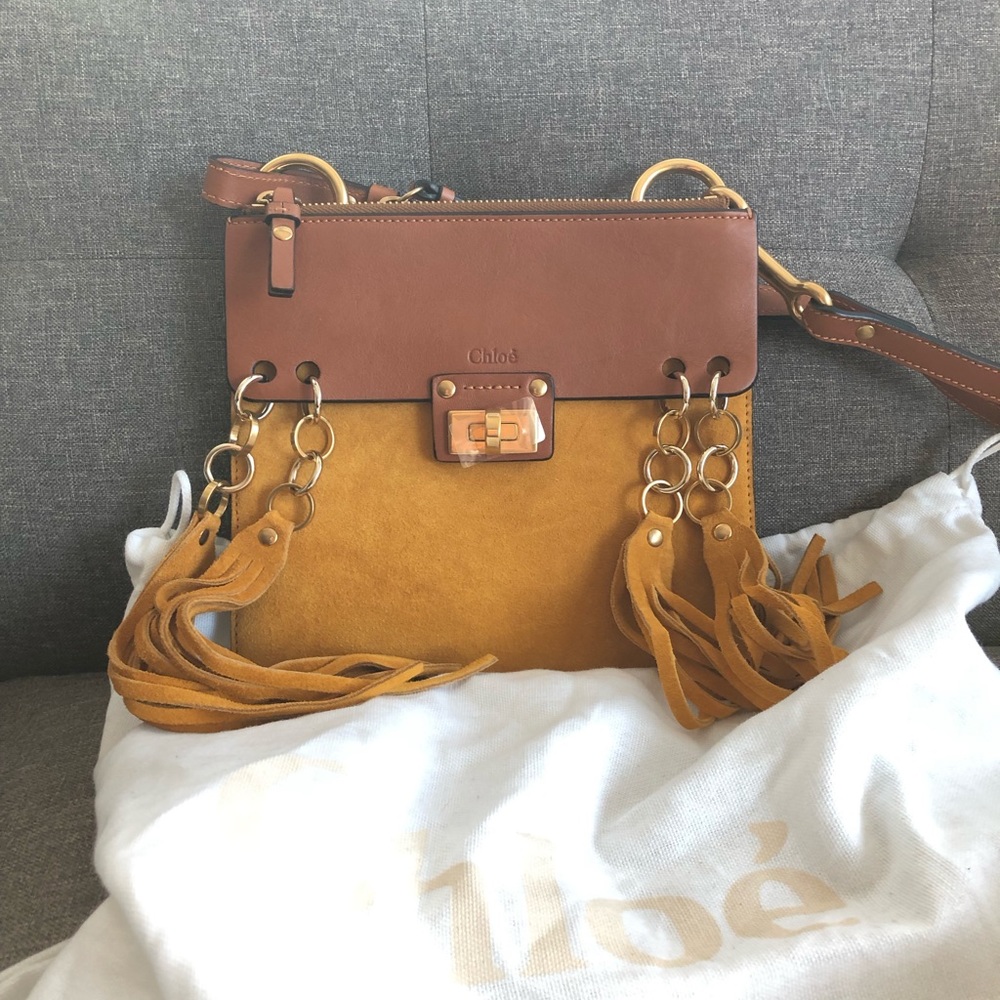 Chloé Jane fringed leather suede shoulder bag - Picture 2 of 6